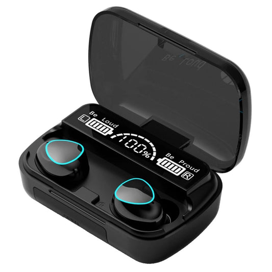 New F2 TWS M10 Earbuds Bluetooth 5.1 Earphones 3500mAh Chargng Box Wireless